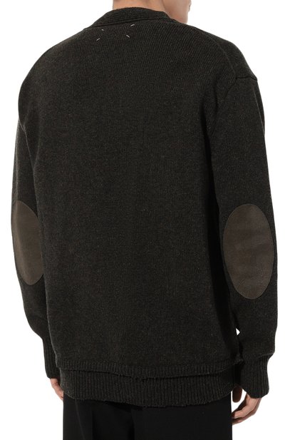 Кардиган из шерсти и льна MAISON MARGIELA, арт. SI1GP0003/S18064, фото 4