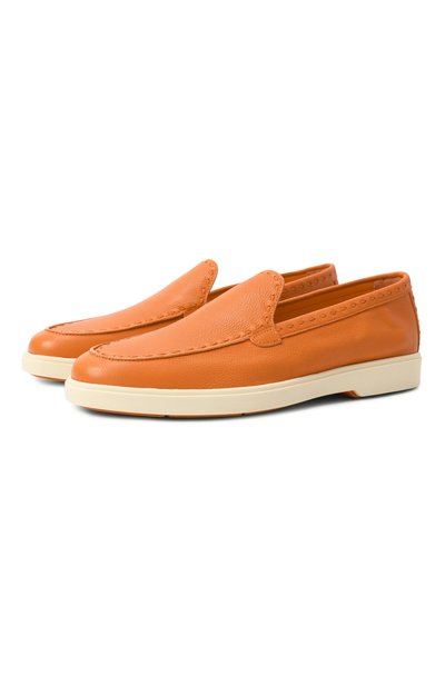 Женские кожаные лоферы SANTONI, арт. WUYG71436TISSWKA