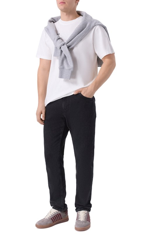 Хлопковая футболка Sporty & Rich x '47 & The New York Yankees Sporty and Rich T0043623659WH01 Белый  T0043623659WH01 Фото 2