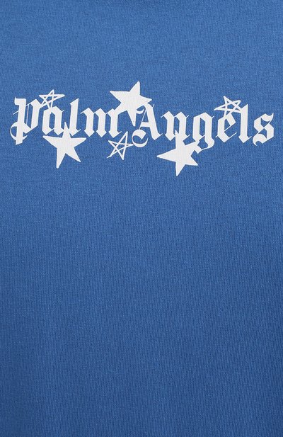 Хлопковая футболка PALM ANGELS, арт. PMAA002F21JER0054501, фото 5