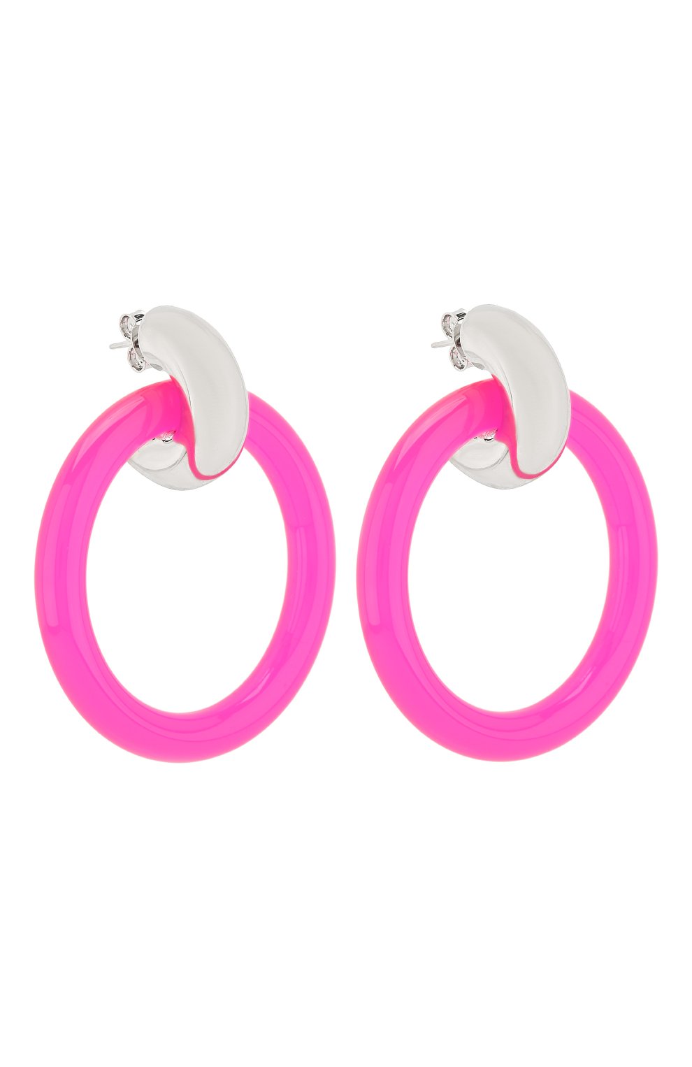 Серьги с подвесками в виде колец BALENCIAGA, арт. 520707/TZ08S, фото 3