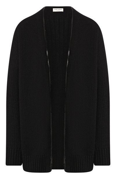 Женский кардиган из смеси шерсти и вискозы SAINT LAURENT, арт. 605878/YAJT2