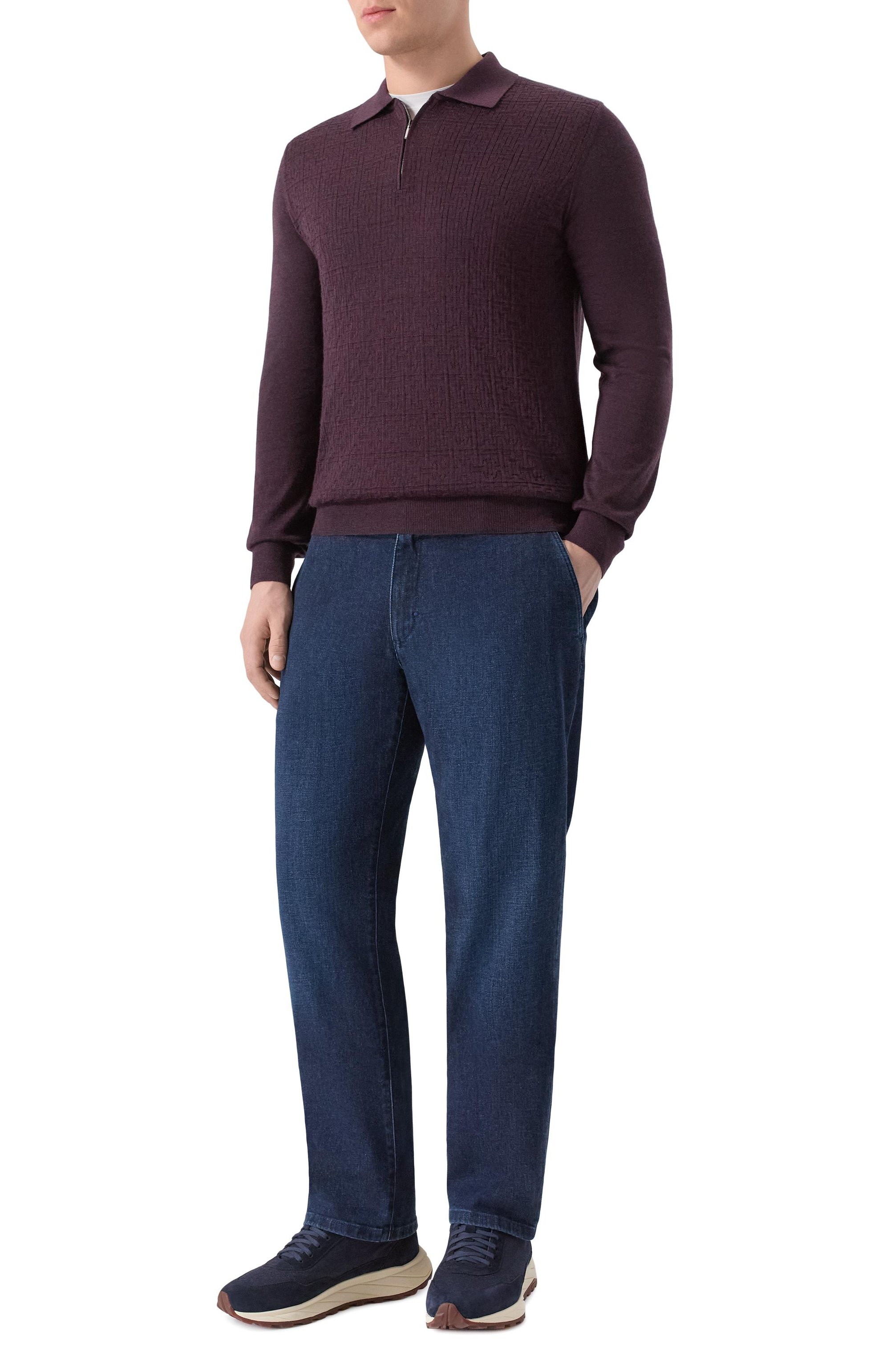 Поло из кашемира и шелка ZILLI, арт. KZP001M0330VMSH00_001, фото 2