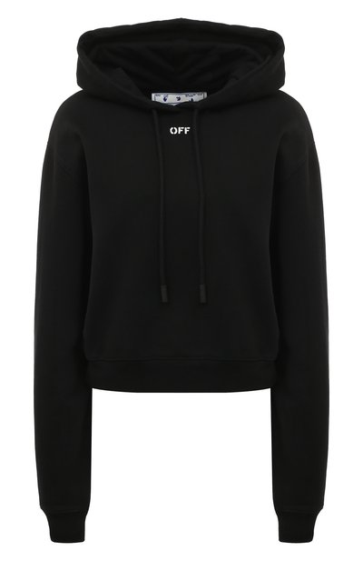 Хлопковое худи OFF-WHITE, арт. OWBB016C99JER0011001, фото 1