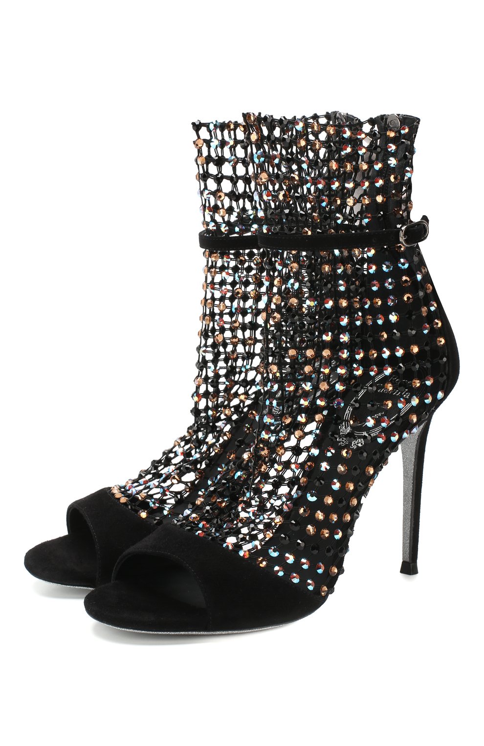 Замшевые босоножки galaxia RENE CAOVILLA, арт. C09791-105-C001X100, фото 1