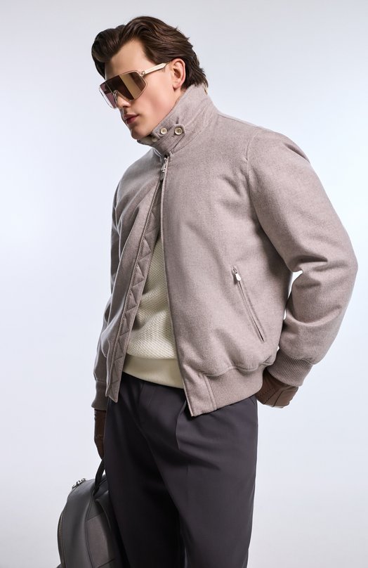 Кожаные перчатки MVST SG12/325BM 4030/NAPPA CASH LINED Бежевый  SG12/325BM 4030/NAPPA CASH LINED Фото 3