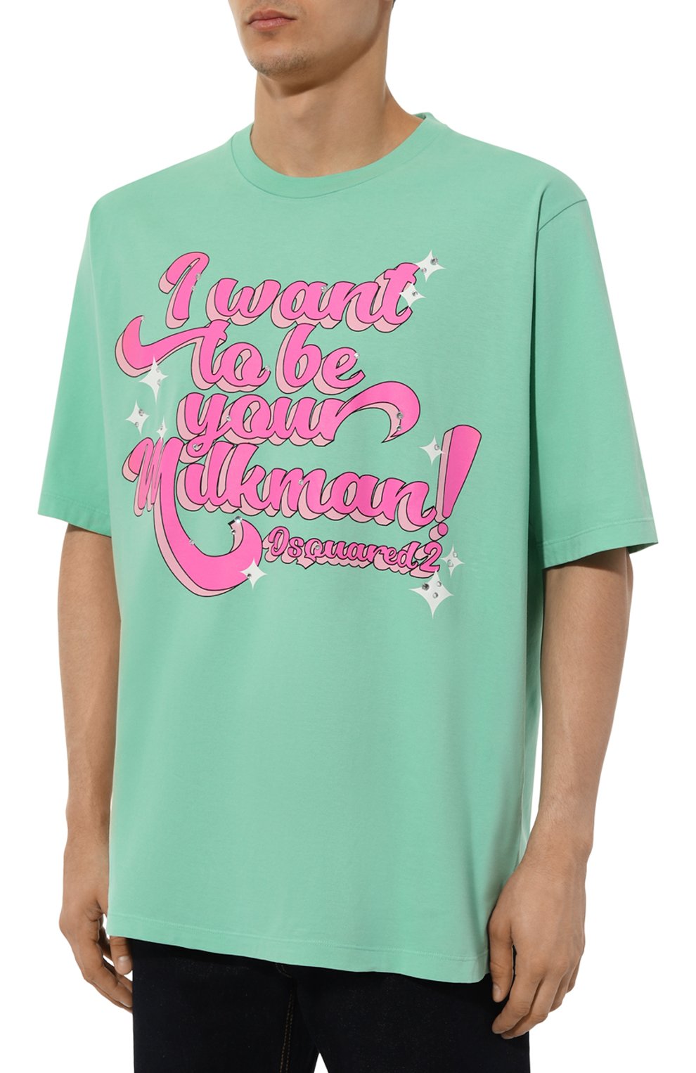 Хлопковая футболка DSQUARED2, арт. S74GD1244, фото 3