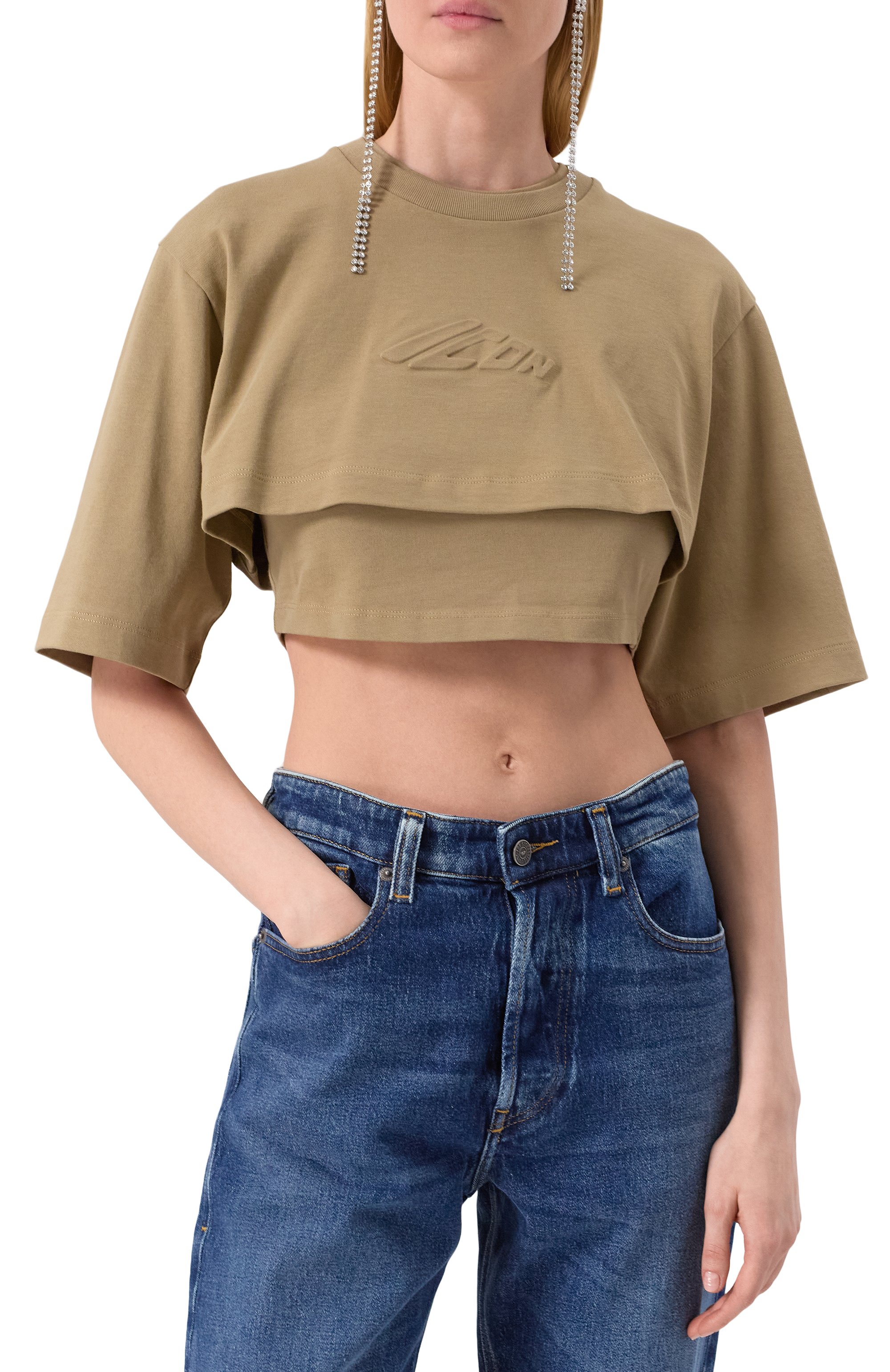 Хлопковая футболка DSQUARED2, арт. S80GC0082/D20033, фото 3