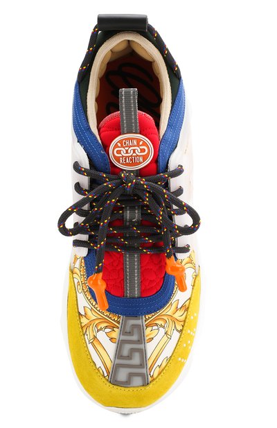 Текстильные кроссовки chain reaction VERSACE, арт. DSU7071E/D16TG, фото 5