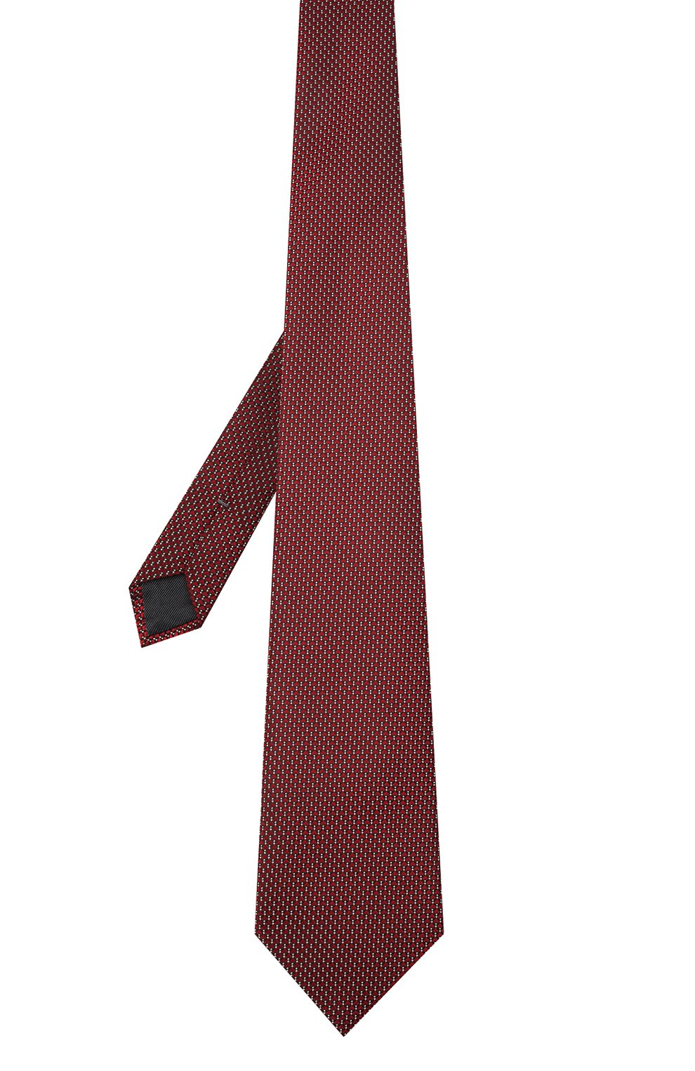 Шелковый галстук ZEGNA бордового цвета по цене 19950 руб., арт. Z3W00T/1XW, фото 3 Шелковый галстук ZEGNA, арт. Z3W00T/1XW, фото 3