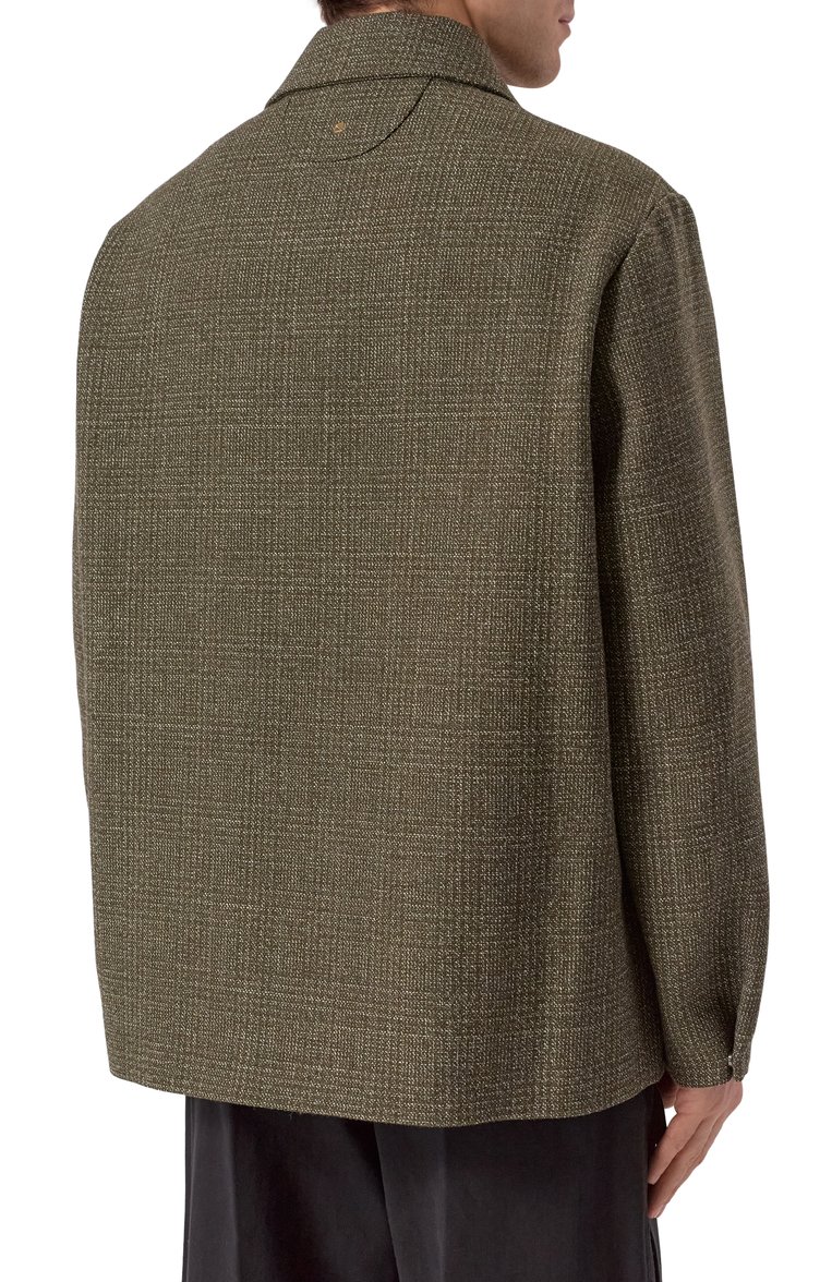 Куртка из шерсти и хлопка VALENTINO, арт. 5V3CJK15ADR, фото 4