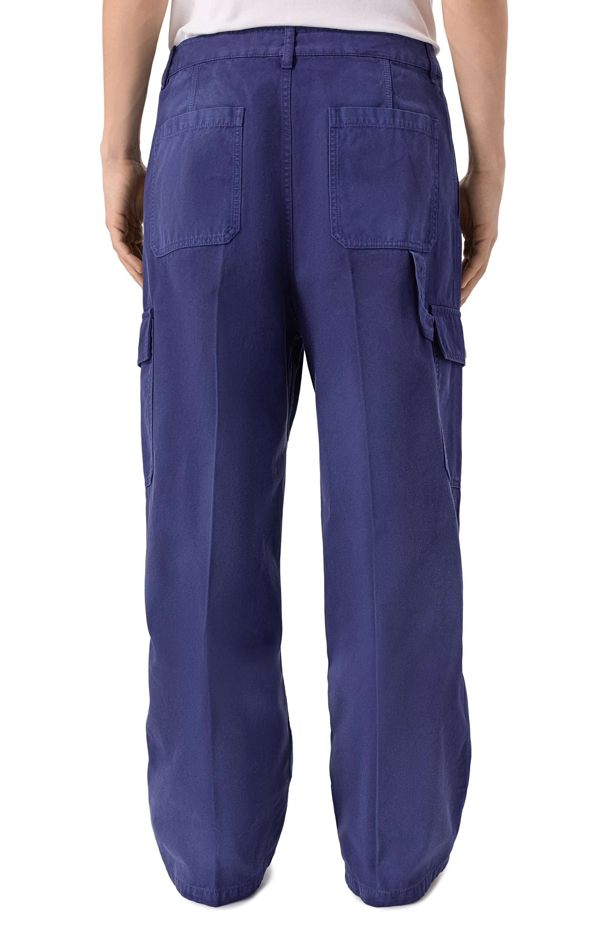 Хлопковые брюки-карго VALENTINO, арт. 7V3DD04D/B2P, фото 4