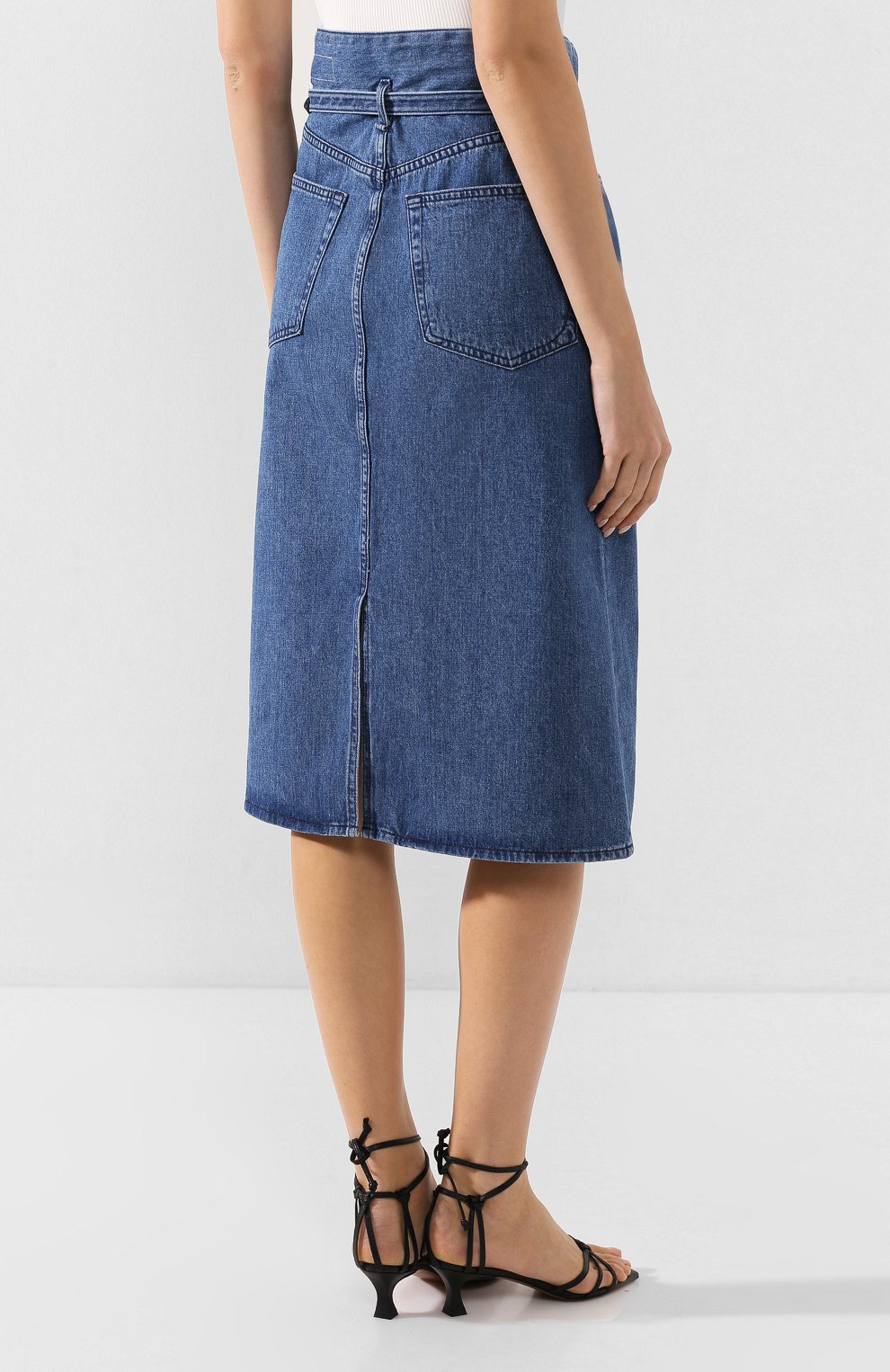 Джинсовая юбка RAG AND BONE, арт. WDD19H1B07K3BG, фото 4
