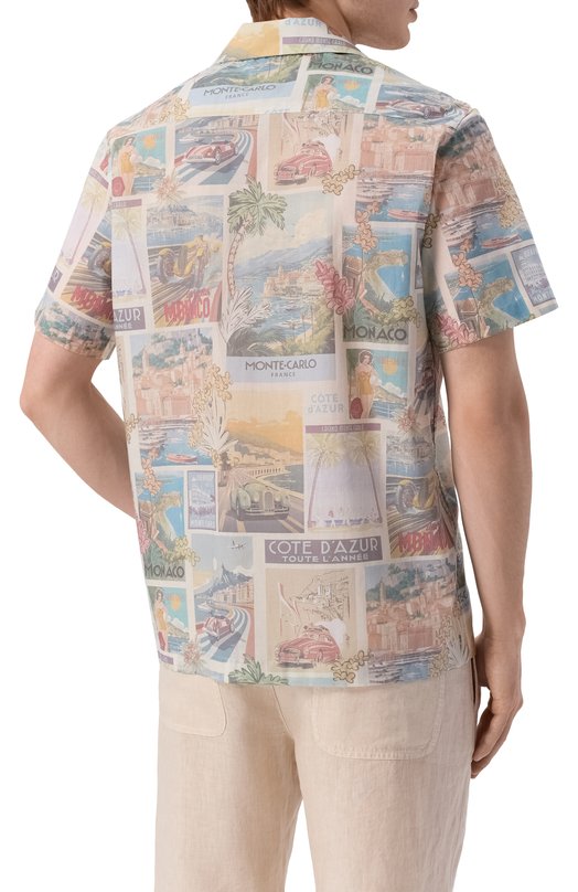 Хлопковая рубашка Van Laack VL-RIDU-S/172228 Разноцветный  VL-RIDU-S/172228 Фото 4