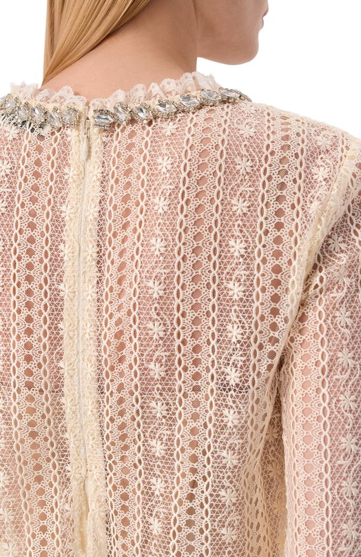 Платье self-portrait RS26172SC Кремовый  RS26172SC Фото 4