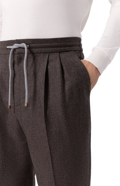 Шерстяные брюки BRUNELLO CUCINELLI, арт. M038PE1710, фото 5