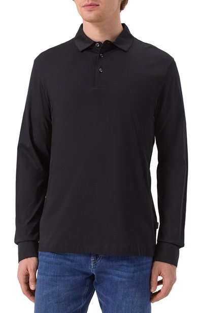 Хлопковое поло BOSS, арт. 50533572, фото 3