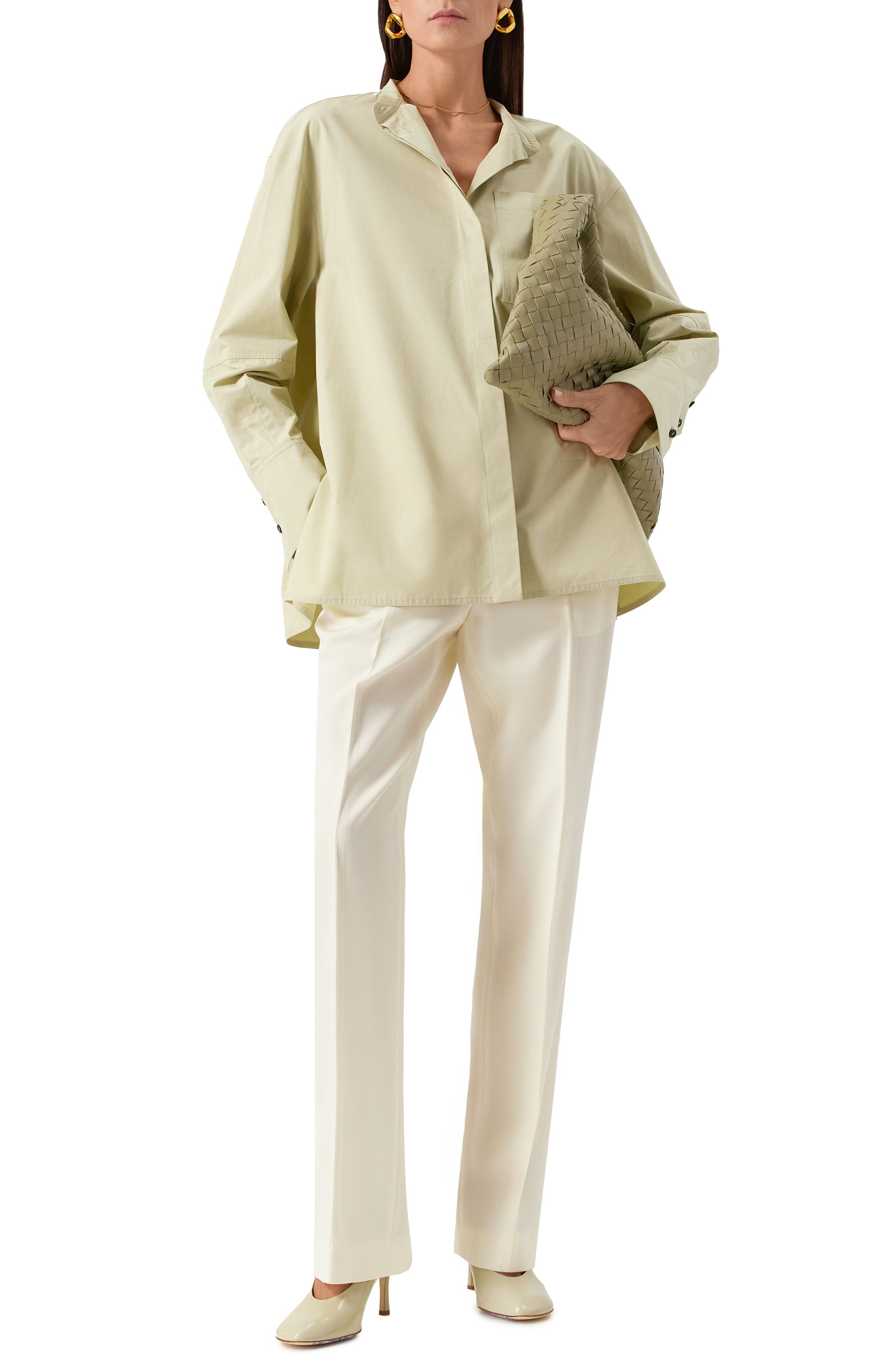 Шерстяные брюки JIL SANDER, арт. J02KA0275/J40021, фото 2