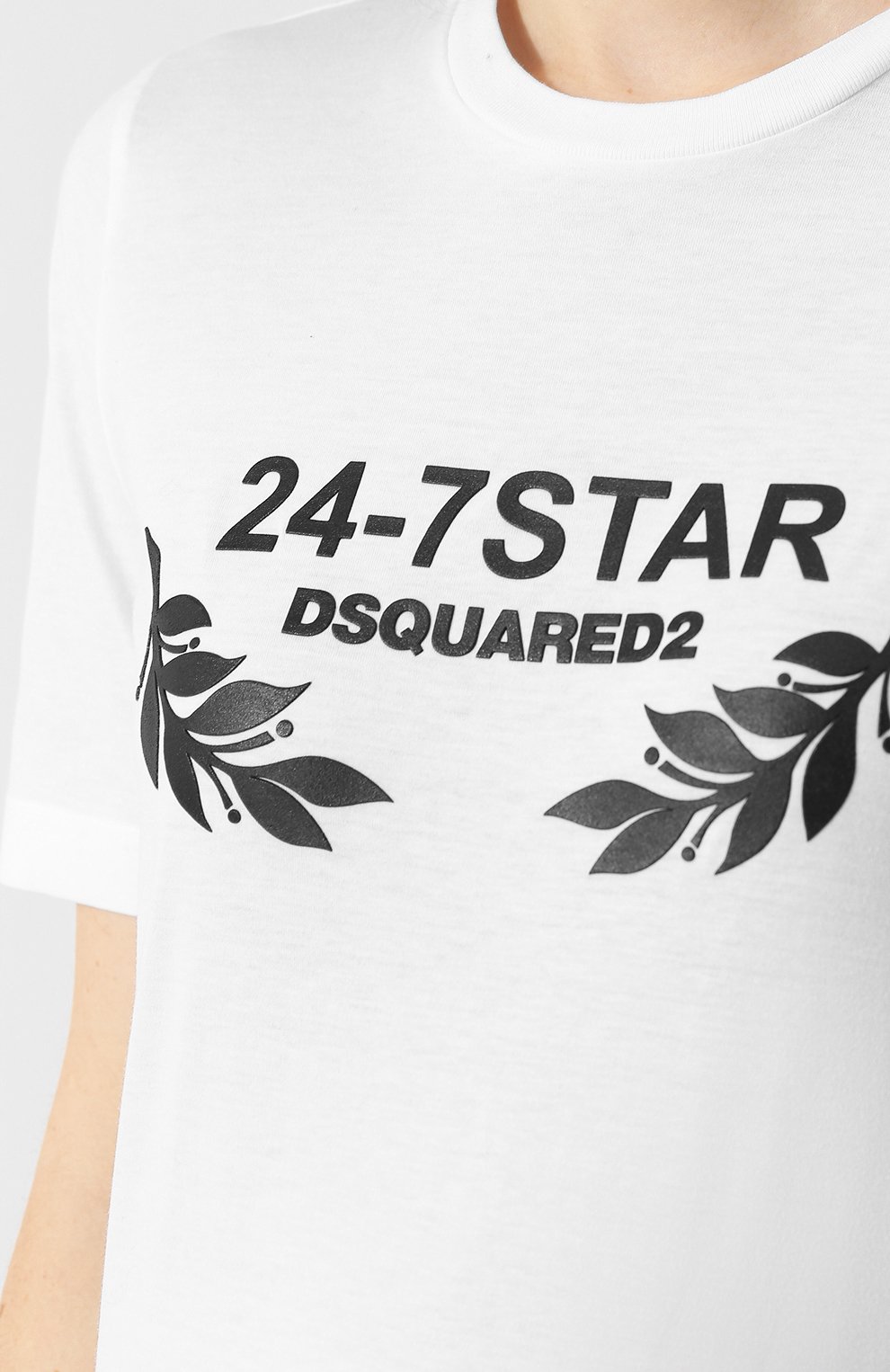 Хлопковая футболка DSQUARED2, арт. S75GC0850/S22427, фото 5