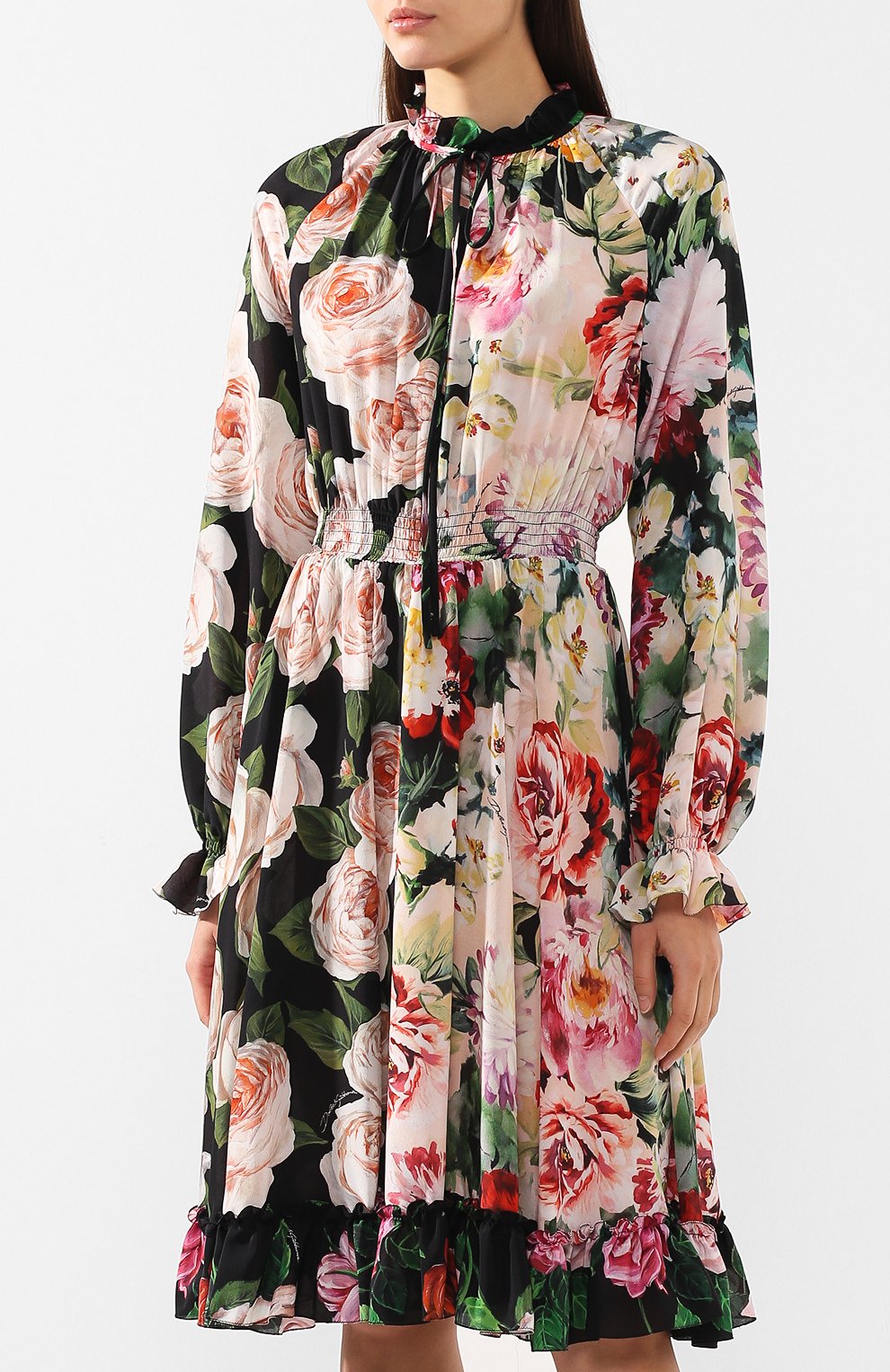 Шелковое платье DOLCE & GABBANA, арт. F66ATT/GDK85, фото 3