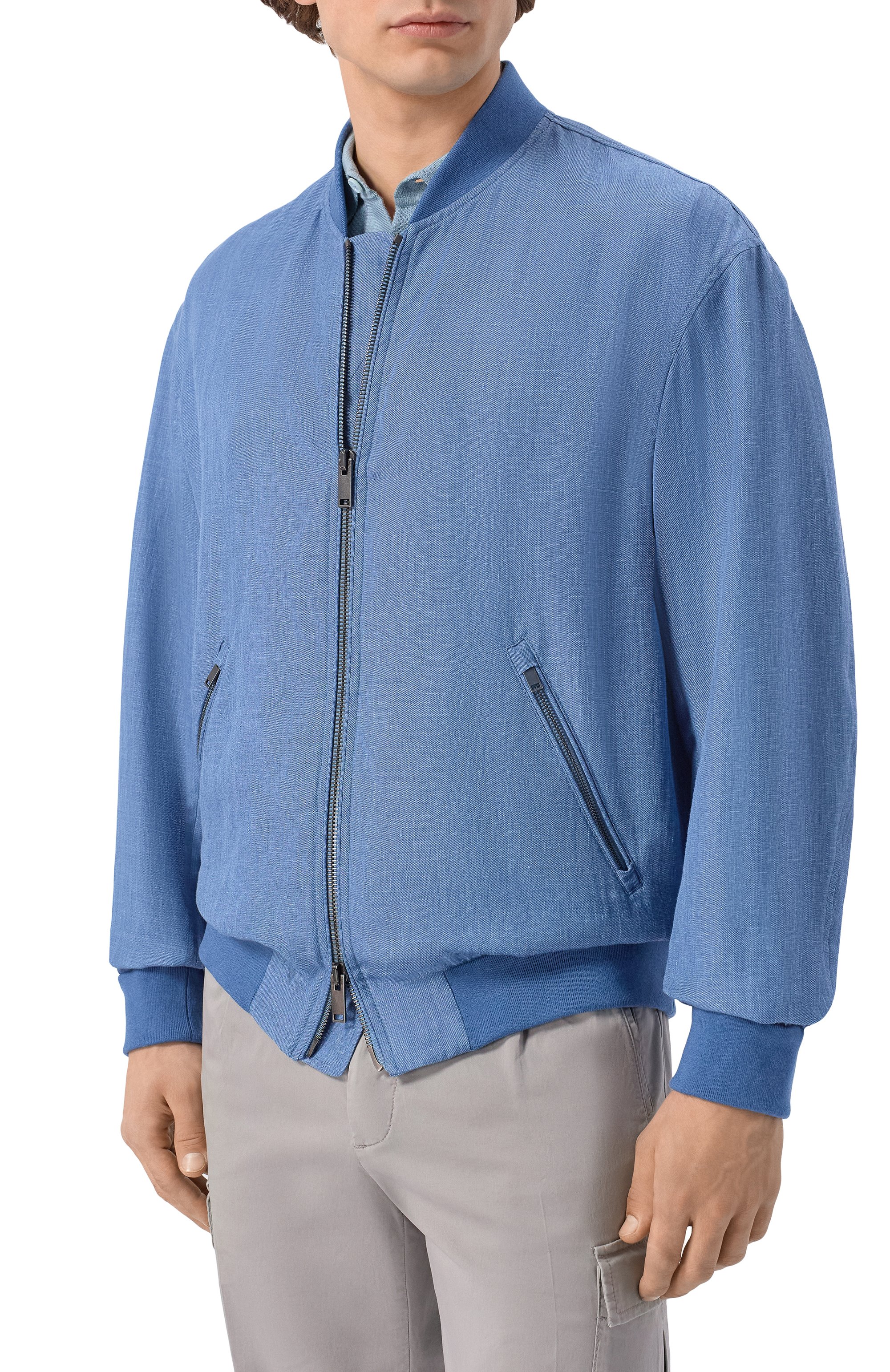 Бомбер изо льна и шерсти MVST, арт. M26.2PM.0008/F098 LINEN RAIN SYSTEM (WITH0UT MEMBR, фото 3