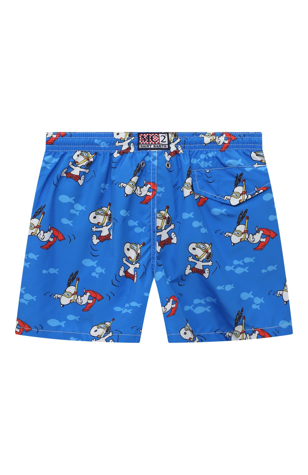 Плавки-шорты MC2 SAINT BARTH синего цвета по цене 9900 руб., арт. STBK JEAN LIGHTING/JEA0004, фото 2 Плавки-шорты MC2 SAINT BARTH, арт. STBK JEAN LIGHTING/JEA0004, фото 2