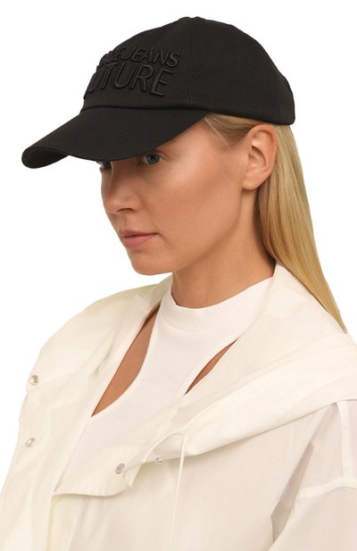 Хлопковая бейсболка VERSACE JEANS COUTURE, арт. 74HAZK10/ZG010, фото 2