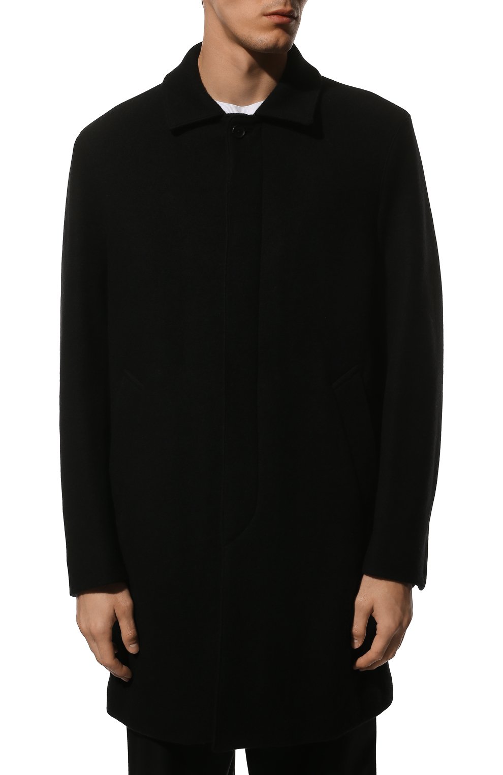 Пальто из шерсти и кашемира PRADA, ар�т. SGB835-1Y5V-F0002-212, фото 3