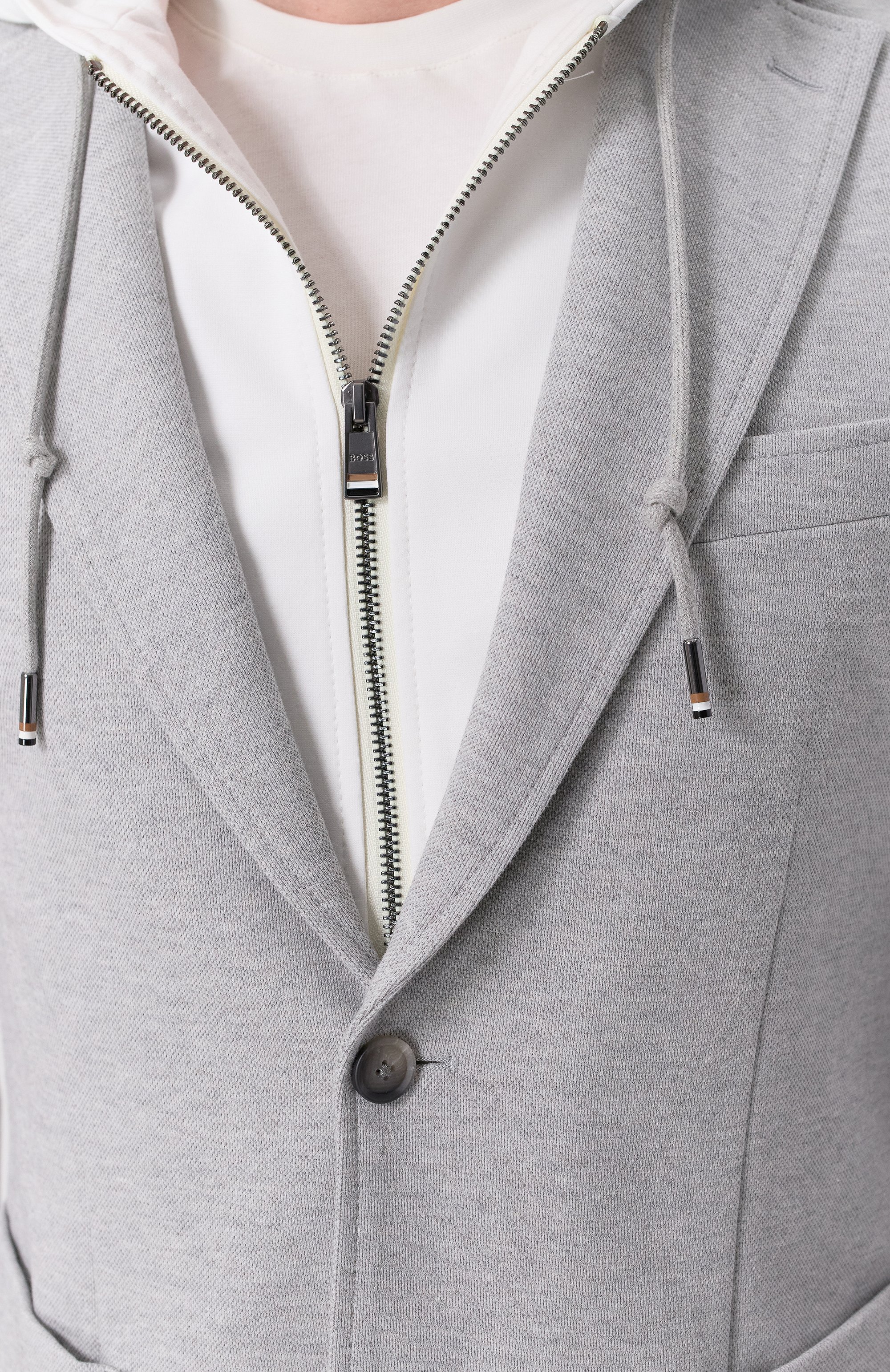 Хлопковый пиджак BOSS, арт. 50545835, фото 7