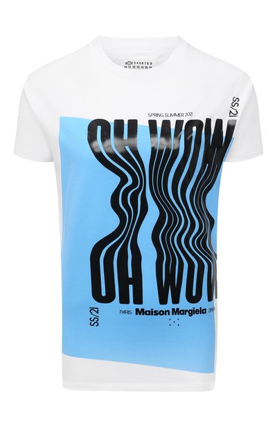 Женская хлопковая футболка MAISON MARGIELA, арт. S51GC0504/S22816