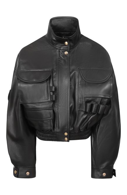 Женская кожаный бомбе р BALMAIN, арт. HF1TFA85/LE35
