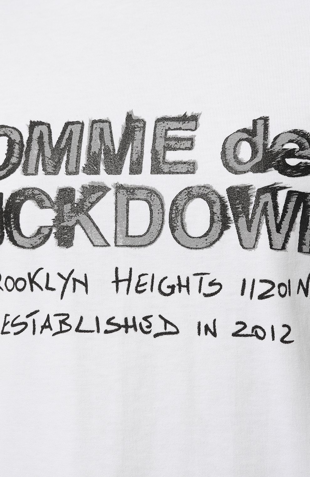 Хлопковая футболка COMME DES FUCKDOWN, арт. CFABW00129, фото 5