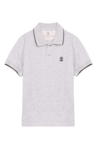 Хлопковое поло BRUNELLO CUCINELLI, арт. BE854T315A