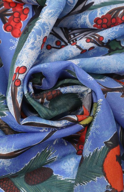 Шелковая шаль зимний лес GOURJI, арт. 91133437/41108, фото 3