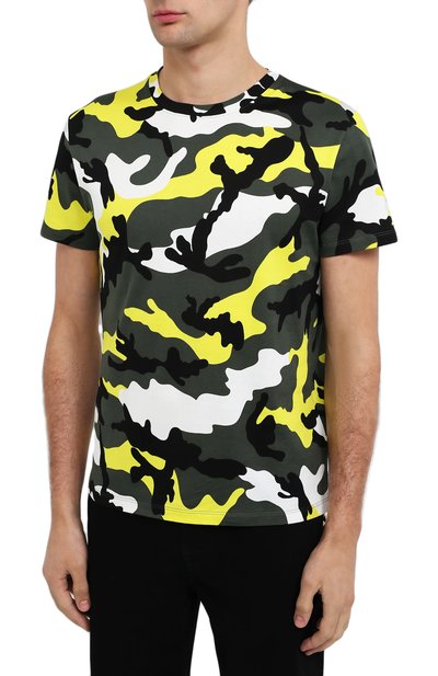 Хлопковая футболка VALENTINO, арт. UV3MG00W3M0, фото 3