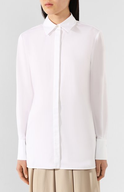 Хлопковая рубашка VICTORIA, VICTORIA BECKHAM, арт. 2220WSH001026B, фото 3