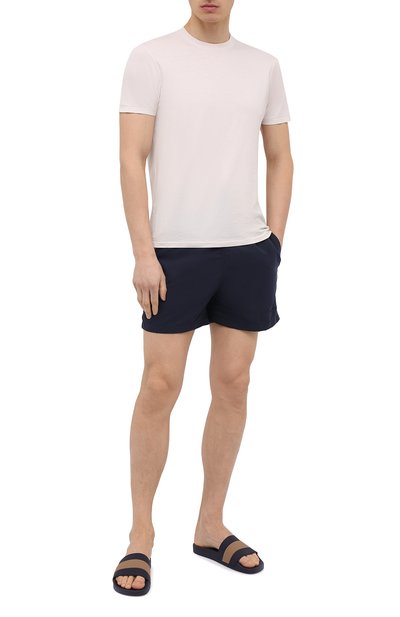 Шлепанцы BRUNELLO CUCINELLI темно-синего цвета по цене 38800 руб., арт. MZUP0SR249, фото 2 Шлепанцы BRUNELLO CUCINELLI, арт. MZUP0SR249, фото 2