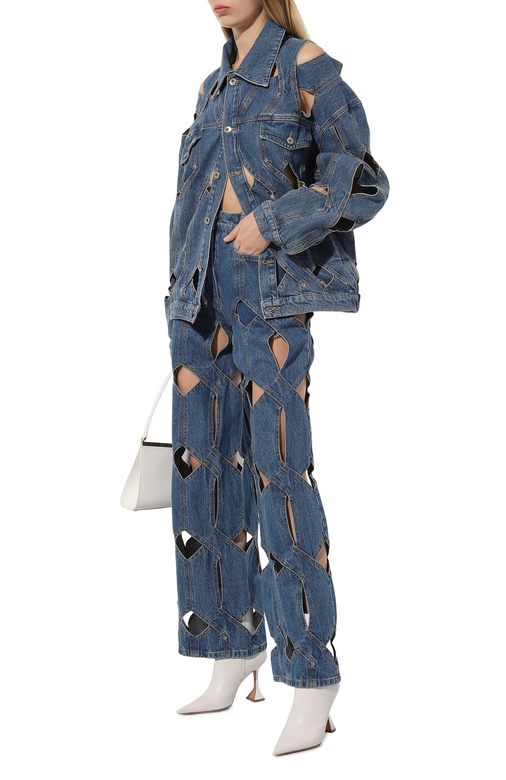 Кожаные ботильоны giorgia 95 AMINA MUADDI, арт. GI0RGIA B00TIE 95/NAPPA, фото 2