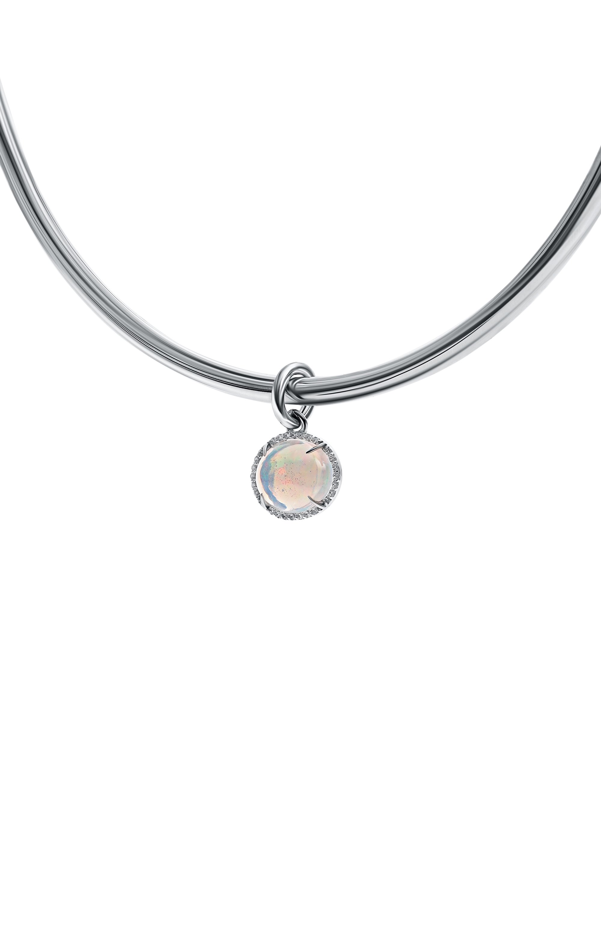 Колье с опалом и топазами MOONKA, арт. OPL-925SL-NK00-OPL, фото 4