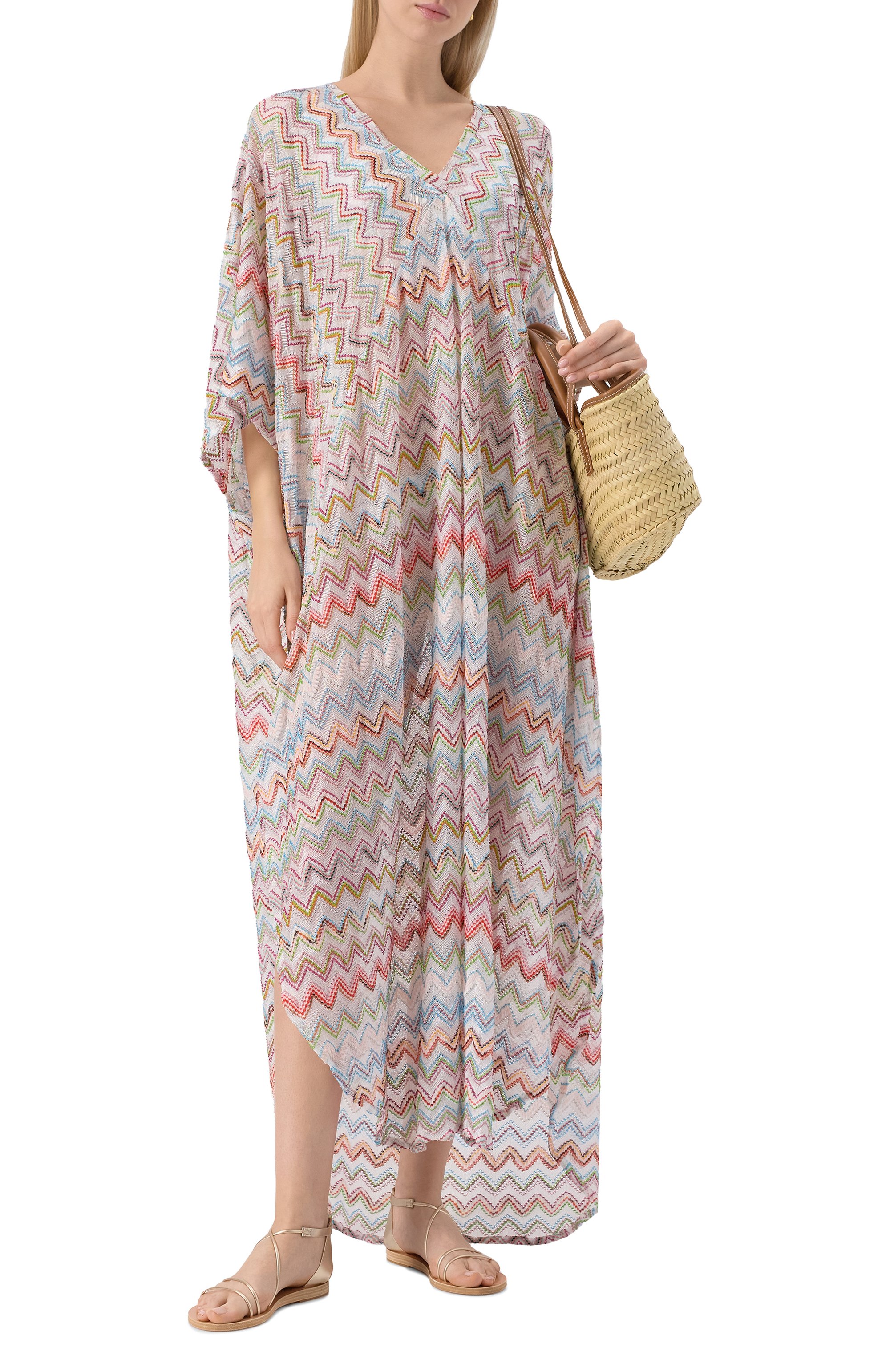 Туника MISSONI разноцветного цвета по цене 136000 руб., арт. MS25SQ00/BR0101, фото 2 Туника MISSONI, арт. MS25SQ00/BR0101, фото 2