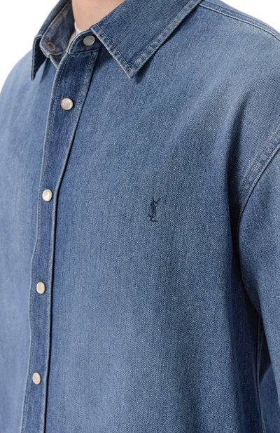 Джинсовая рубашка SAINT LAURENT, арт. 862246/Y29YA, фото 5