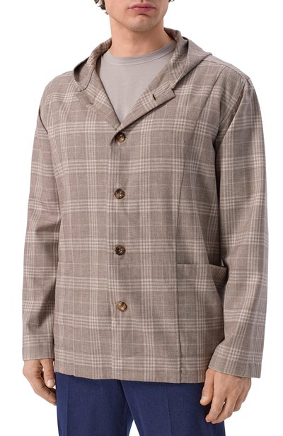 Шерстяная рубашка KITON, арт. UMCLUCAK0624E05, фото 3