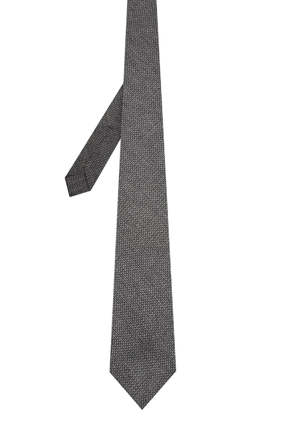 Галстук из смеси шерсти и шелка KITON серого цвета по цене 26700 руб., арт. UCRVKLC02F92, фото 2 Галстук из смеси шерсти и шелка KITON, арт. UCRVKLC02F92, фото 2