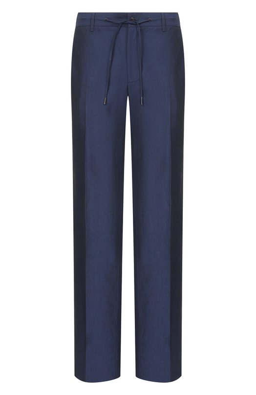 Брюки из хлопка и льна MVST M26.CSM.T416/802-C0/LINEN Синий M26.CSM.T416/802-C0/LINEN