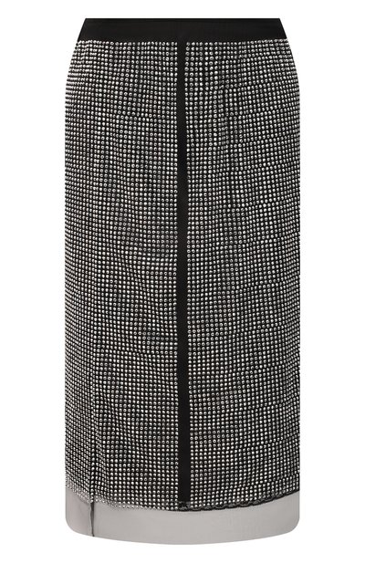 Женская юбка с отделкой стразами PRADA, арт. P140TR-1Z4U-F0118-221