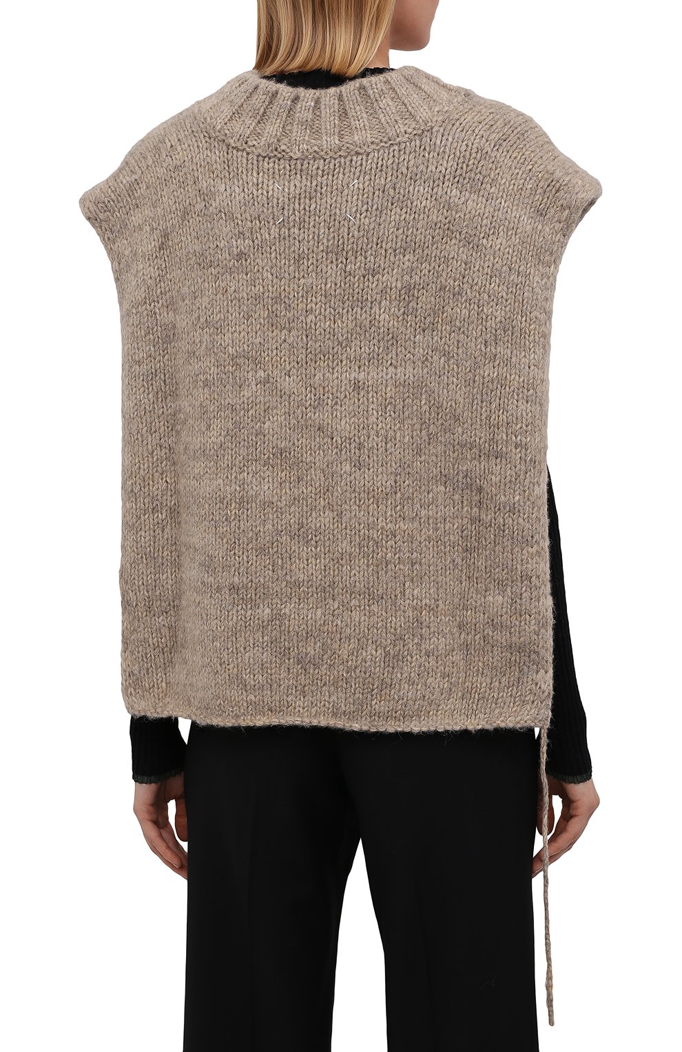 Жилет из шерсти и хлопка MAISON MARGIELA, арт. S51TH0081/S17802, фото 4