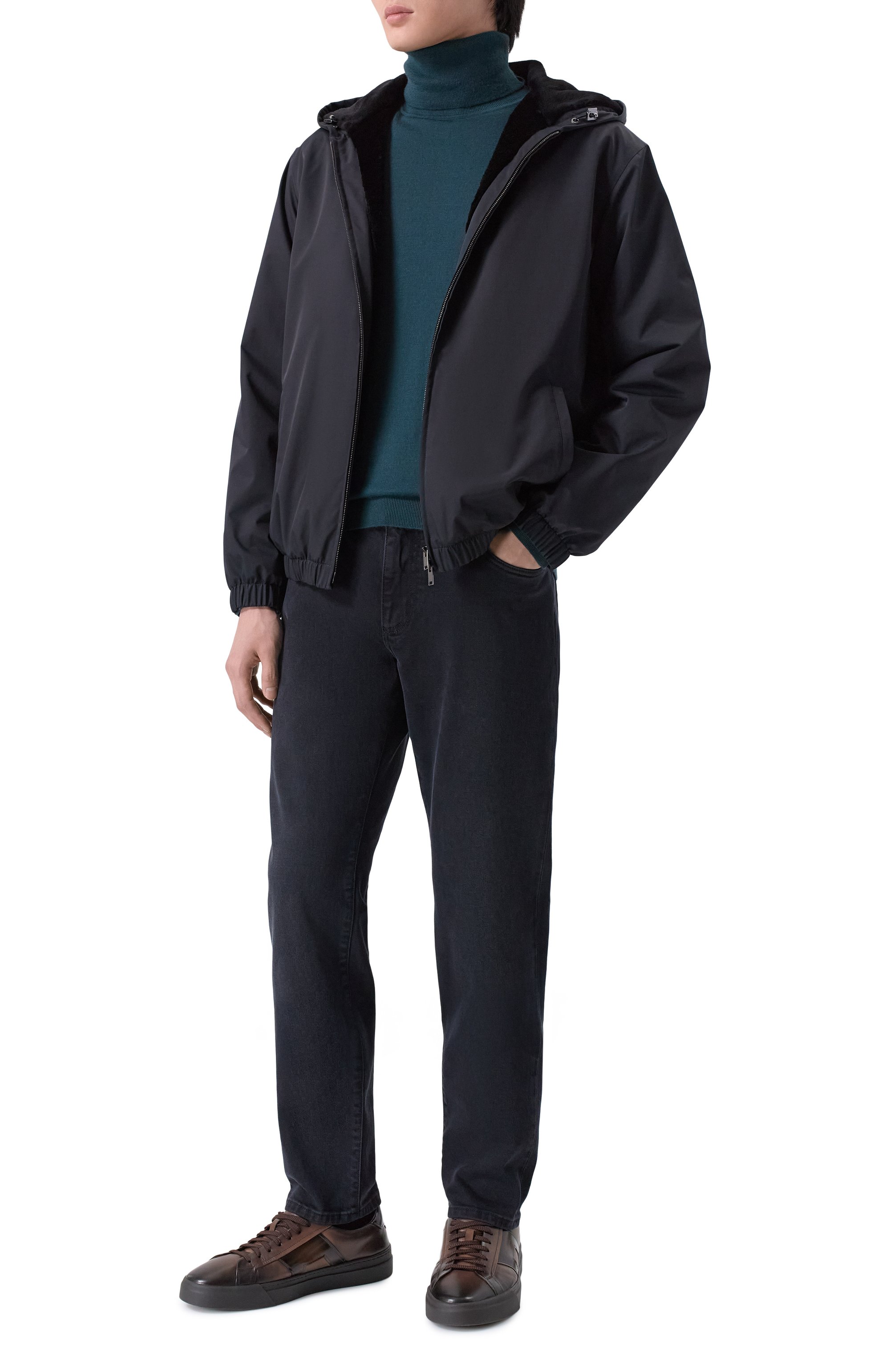 Пуховый бомбер с подкладкой из норки MVST, арт. FTECK-ME5635-4V, фото 2