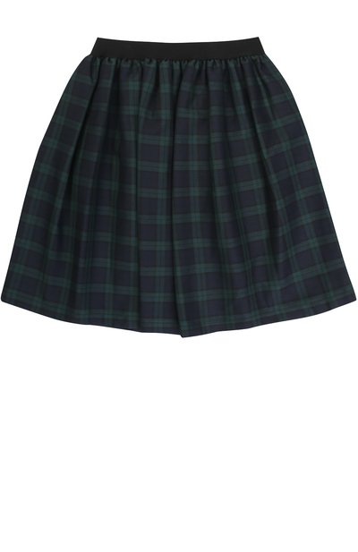 Шерстяная мини-юбка в клетку с эластичным поясом CAF, арт. G0NNA1-SP/9A-11A, фото 1
