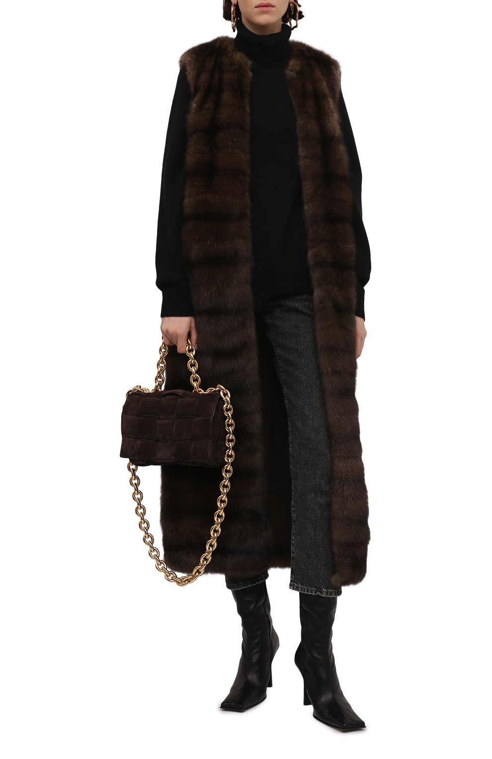 Жилет из меха соболя VALENTINO, арт. NF3FC0703AF, фото 2