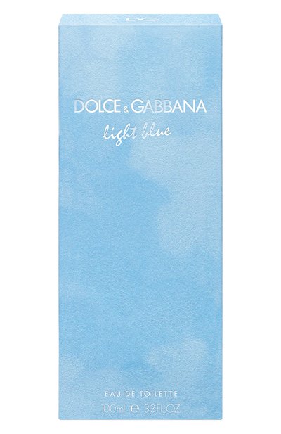 Туалетная вода light blue (100ml) DOLCE & GABBANA бесцветного цвета по цене 13350 руб., арт. 8057971180318, фото 3 Туалетная вода light blue (100ml) DOLCE & GABBANA, арт. 8057971180318, фото 3